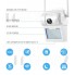 Камера видеонаблюдения уличная с записью для дома беспроводная WiFi IP аккумуляторная BD2-R Белая