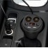 Розгалужувач прикурювача автомобіля з 2 юсб usb в підсклянник з вольтметром 2 роз'єми 12в і 24в