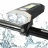 Велосипедный фонарь велофара передний аккумуляторный USB с функцией PowerBank 3 в 1 UltraFire M48A Черный