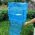 Сетка сушилка для рыбы, овощей и фруктов подвесная из москитной сетки 40x40x60см Синяя