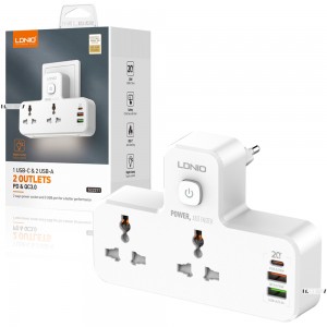 Мережевий трійник для розетки usb електричний з вимикачем плоский з usb в розетку на 2 розетки білий