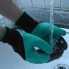 Садовые перчатки с когтями с пластиковыми наконечниками Garden Gloves Бирюзовые