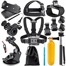Набор креплений и аксессуаров для экш камер GoPro, Xiaomi, Eken, Sjcam и другие 12 предметов Набор креплений и аксессуаров для экш камер GoPro, Xiaomi, Eken, Sjcam и другие 12 предметов
