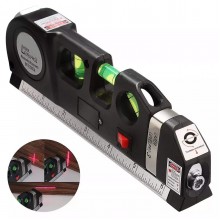 Лазерный уровень для дома с рулеткой и линейкой 4 в 1 Laser Level Pro 3 Черный Лазерный уровень для дома с рулеткой и линейкой 4 в 1 Laser Level Pro 3 Черный