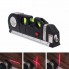 Лазерный уровень для дома с рулеткой и линейкой 4 в 1 Laser Level Pro 3 Черный