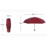 Зонт карманный в капсуле Capsule Umbrella Бордовый